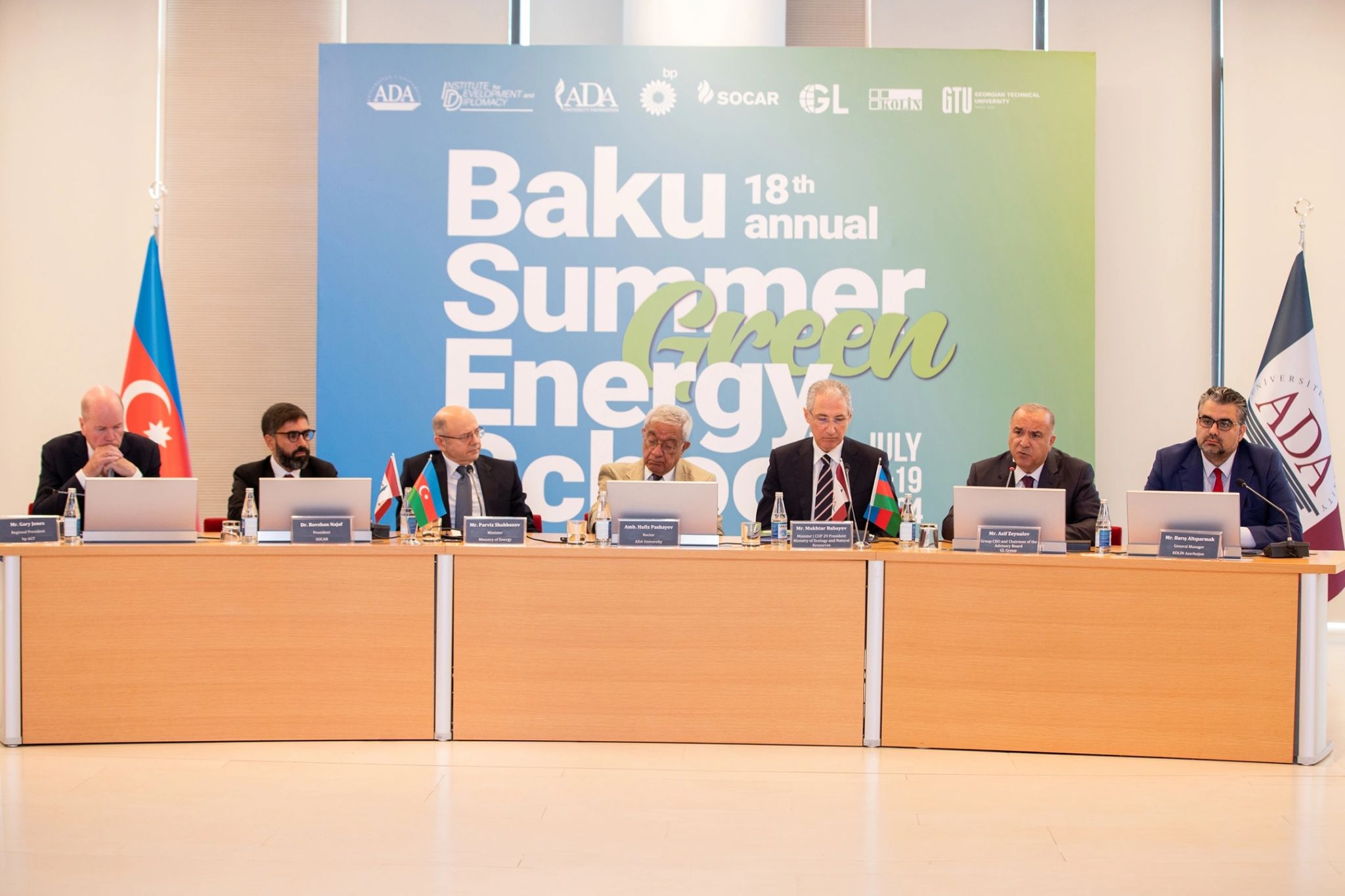 Asif Zeynalov delivers opening remarks at the 18th Baku Summer Energy School